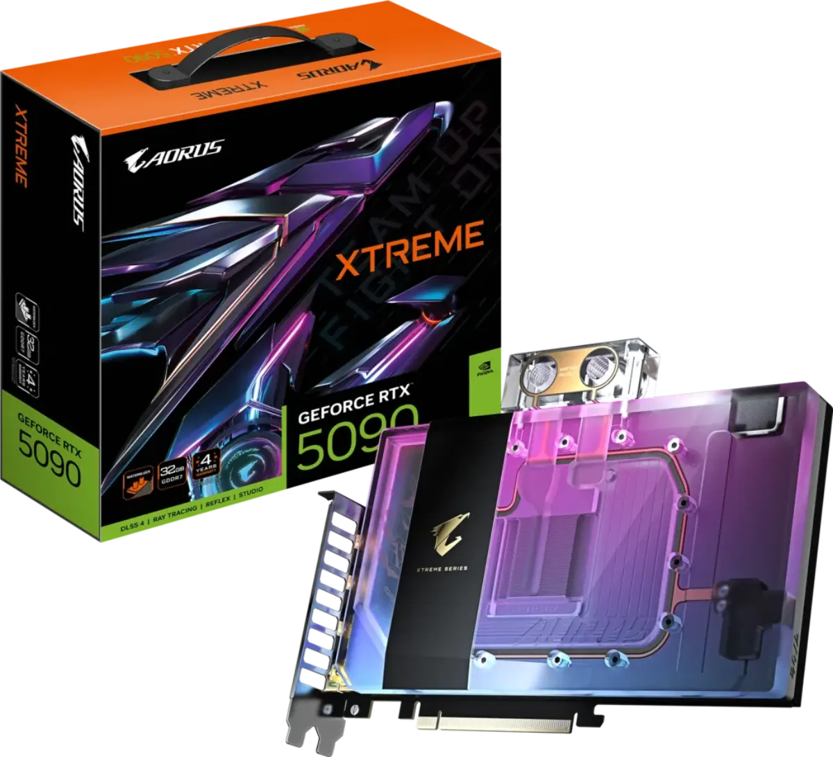 Gigabyte AORUS GeForce RTX 5090 XTREME WATERFORCE WB