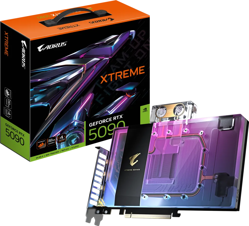 Gigabyte AORUS GeForce RTX 5090 XTREME WATERFORCE WB