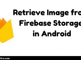 Retrieve Image from Firebase Storage