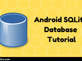 Android SQLite Database Tutorial