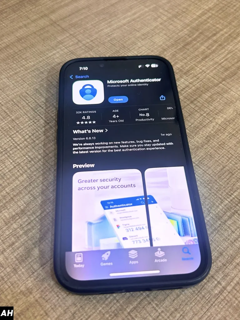 Step 1 Install the Microsoft Authenticator