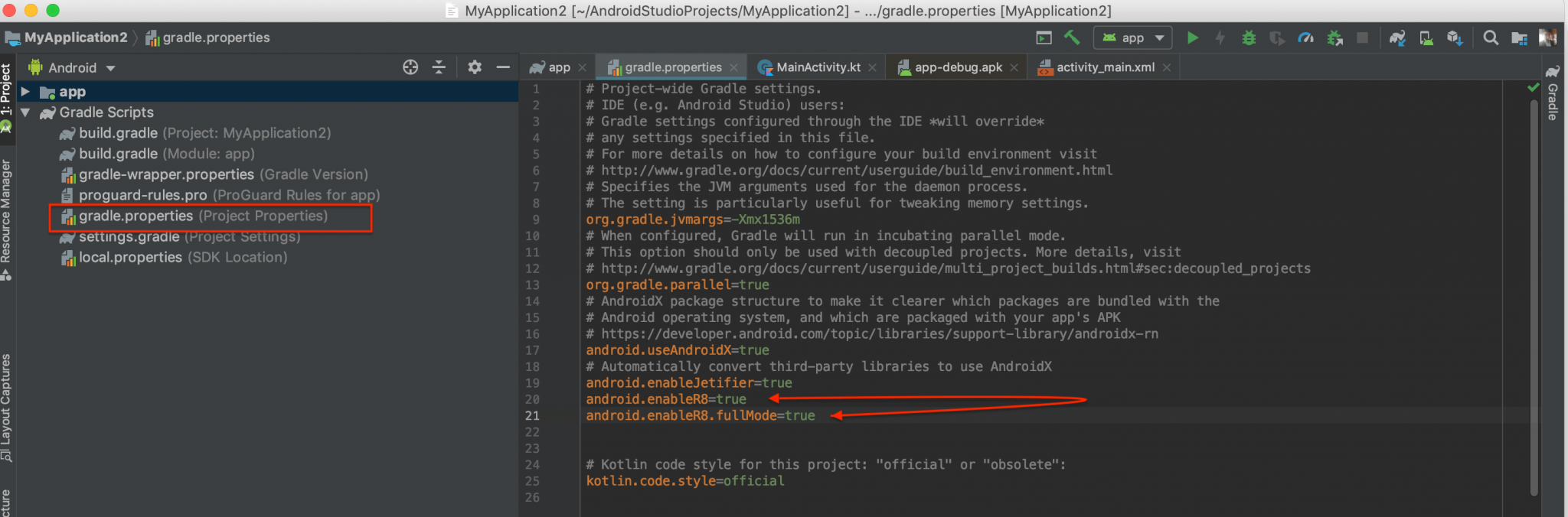 gradle-property-android
