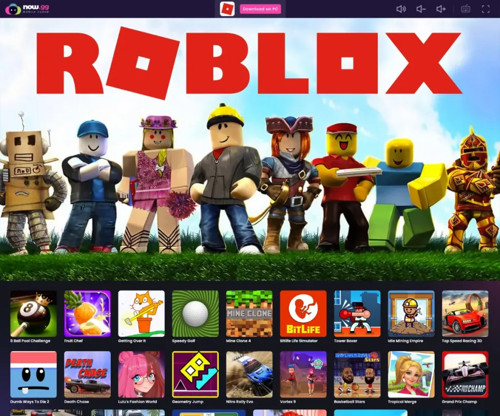 Now.gg Roblox Explained : Power of Cloud Gaming 1 Now.gg Roblox