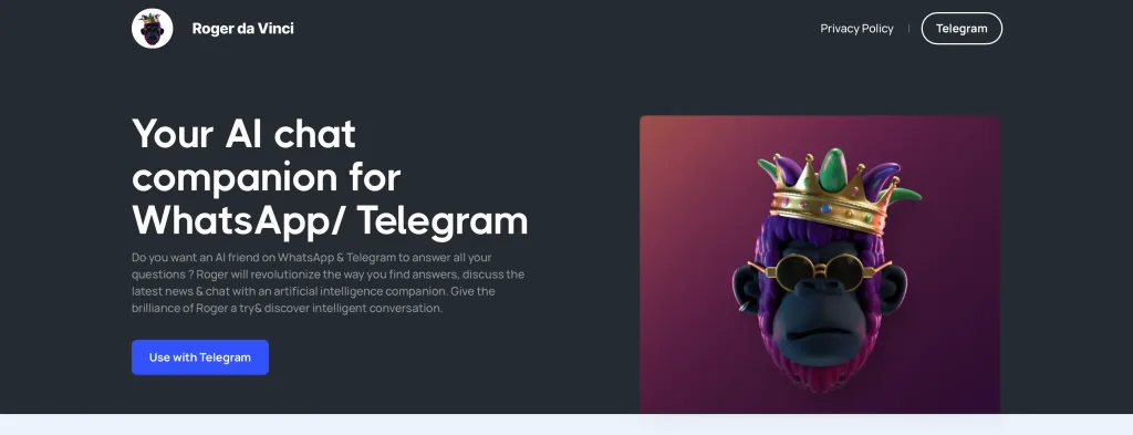 How to Use ChatGPT on Telegram 3 Roger da Vinci