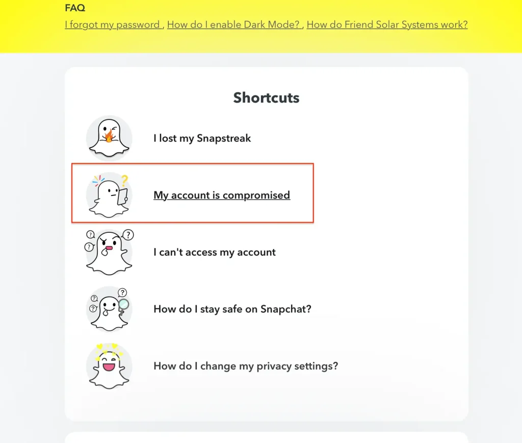 How To Fix Snapchat Support Code SS06 1 Engaging with Snapchat Support