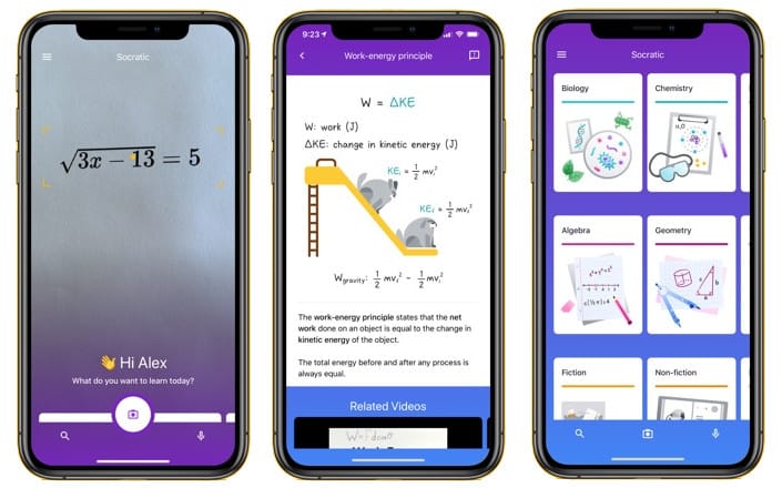Socratic by Google - New AI application for iOS 