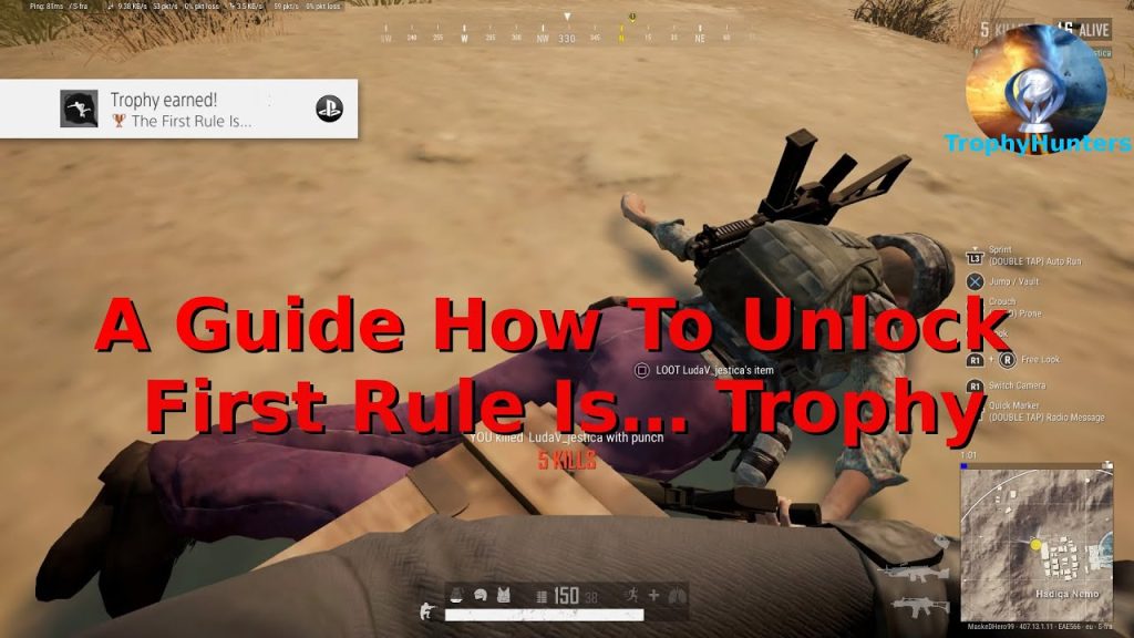 PUBG First Rule Is Achievement