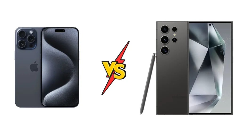 Apple iPhone 15 pro max vs Samsung s24 ultra