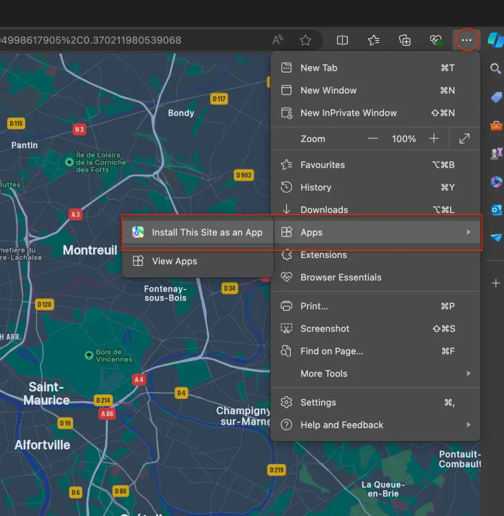 Install Feature apple maps