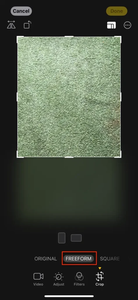 How to Crop a Video on iPhone Without Losing Quality 3 Manual crop photos