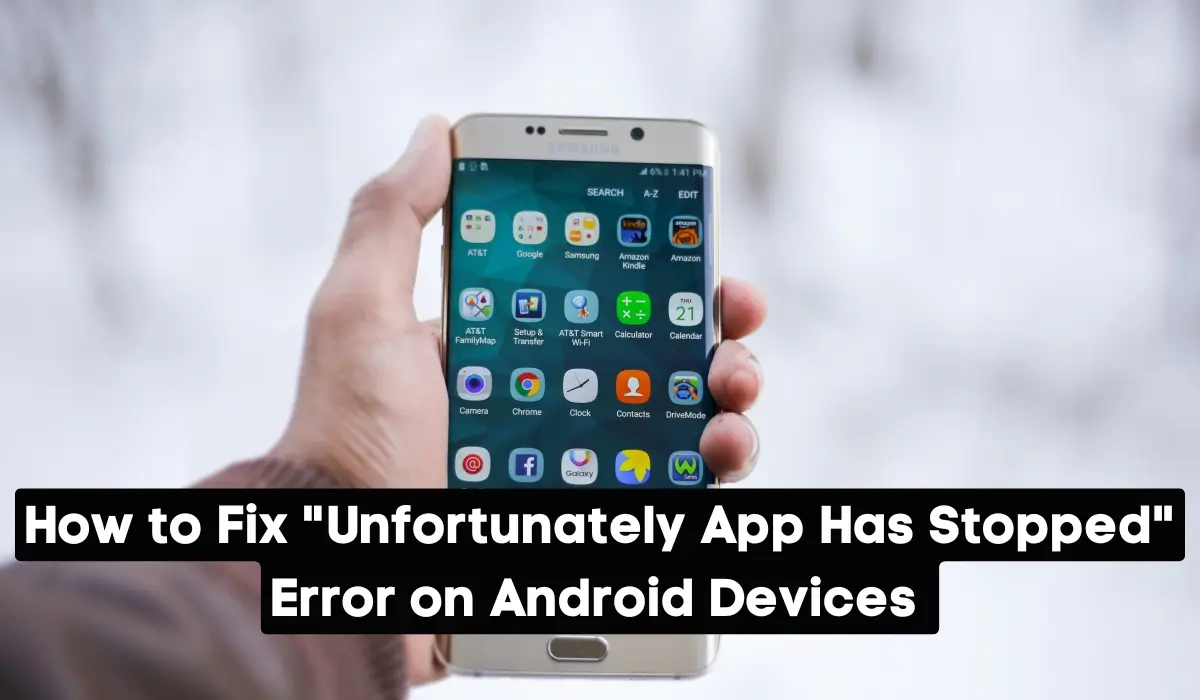 Unfortunately App Has Stopped