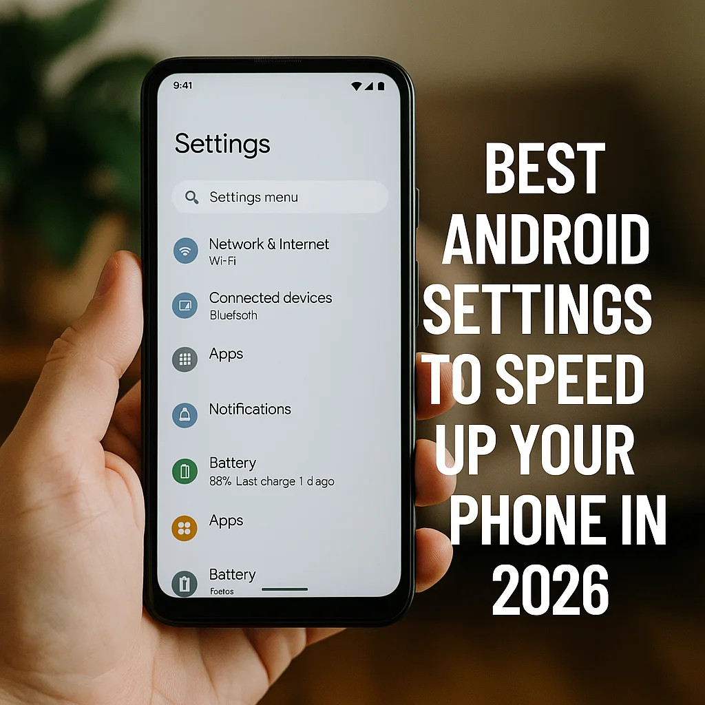 Best Android Settings to Speed Up Your Phone in 2026 (Beginner's Guide)