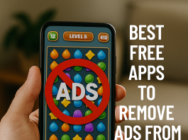 Phone displaying ad-free gaming apps