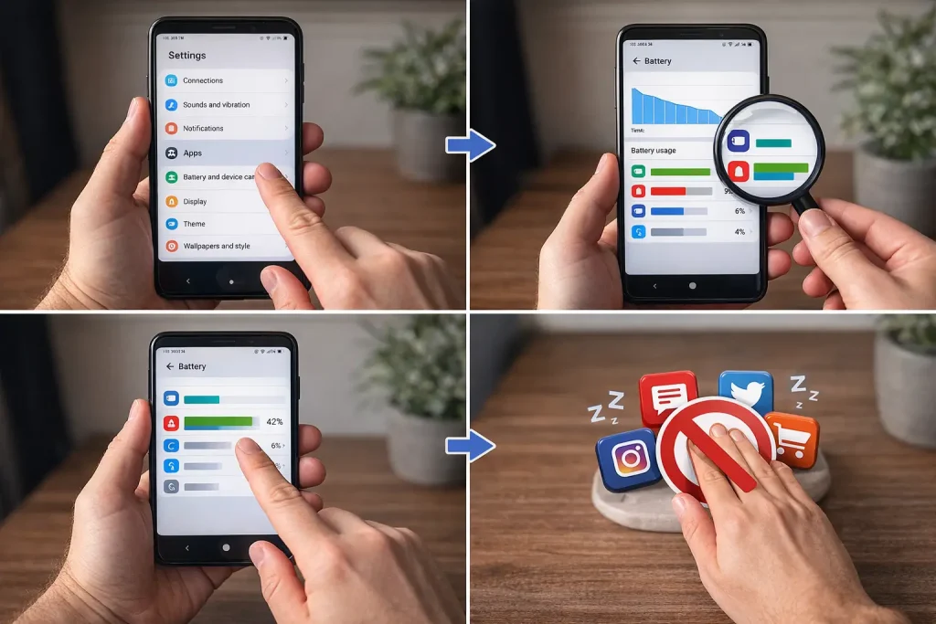 Android Phone Overheating? 12 Fixes That Actually Work in 2026 5 Kill Background Apps