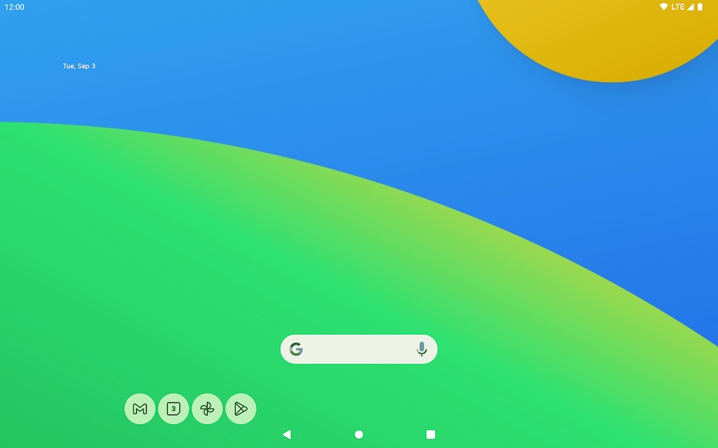 Lawnchair Android launcher Pixel-style home screen