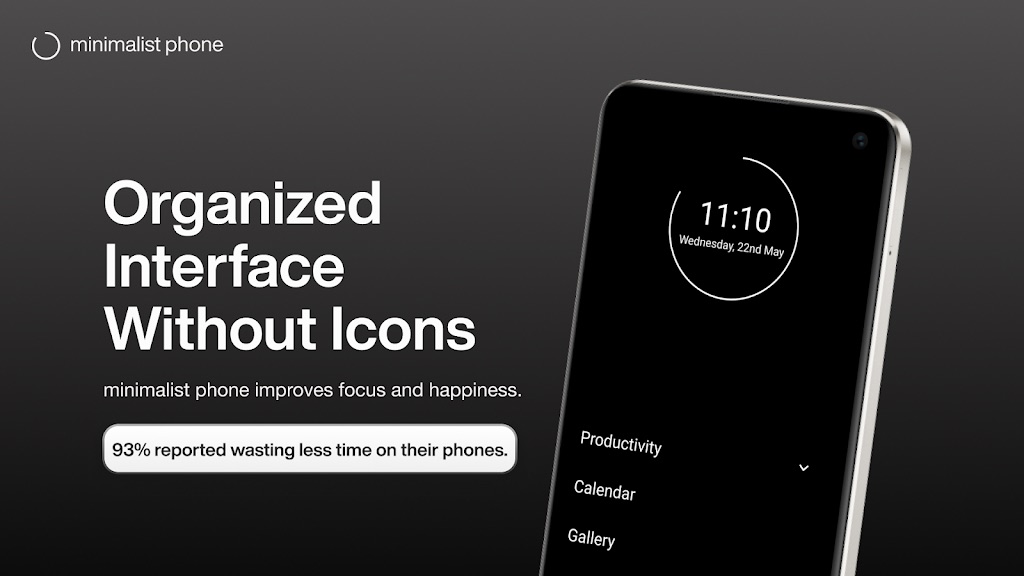 Minimalist Phone text-based launcher to cut screen time