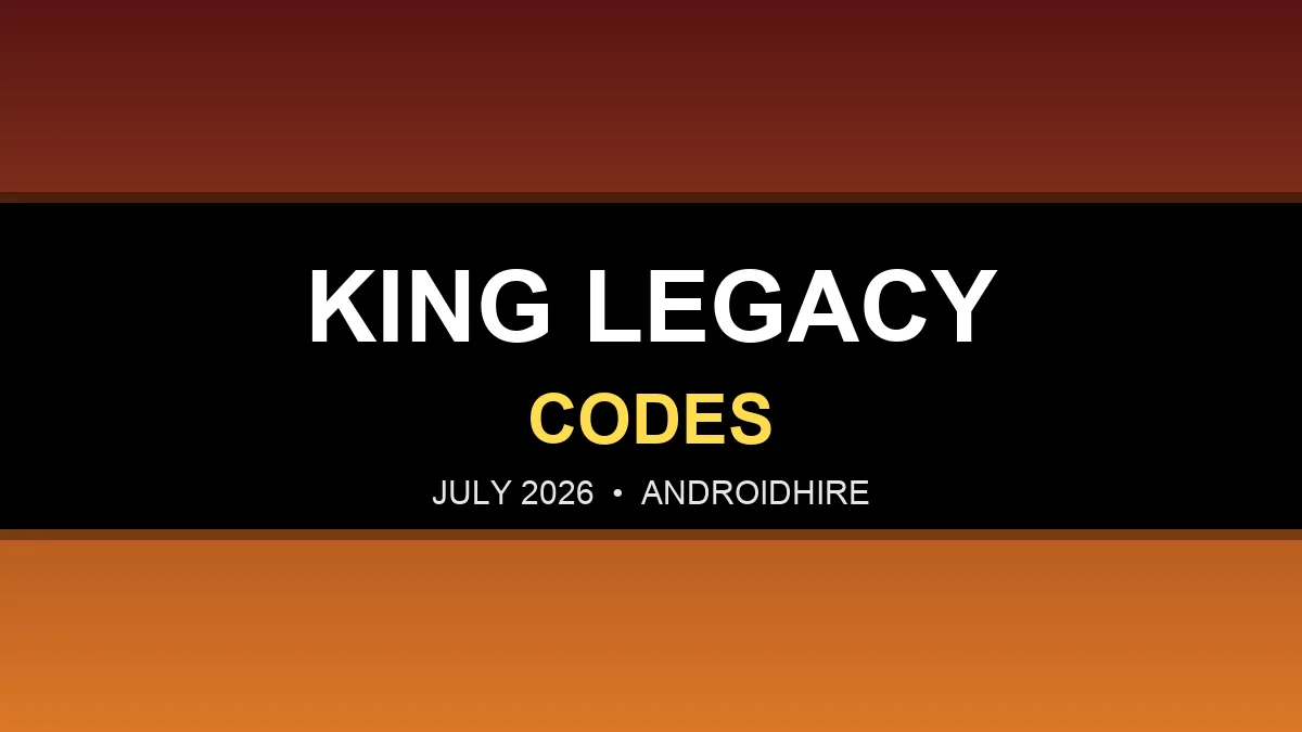 King Legacy Codes (October 2026): All 8 Working Codes
