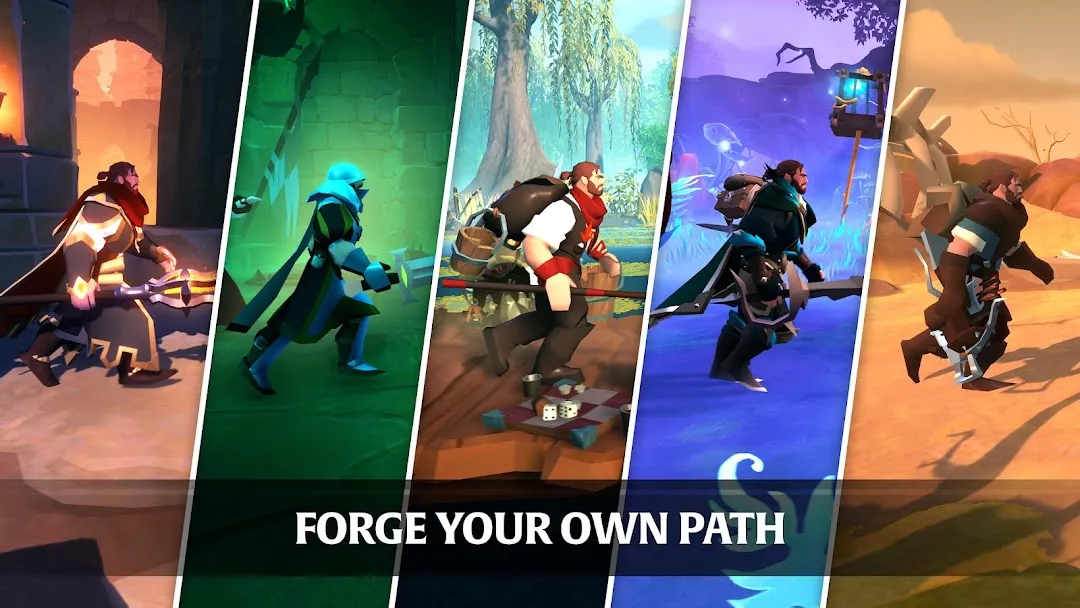 Albion Online on Android, a free open-world sandbox MMORPG with full-loot PvP