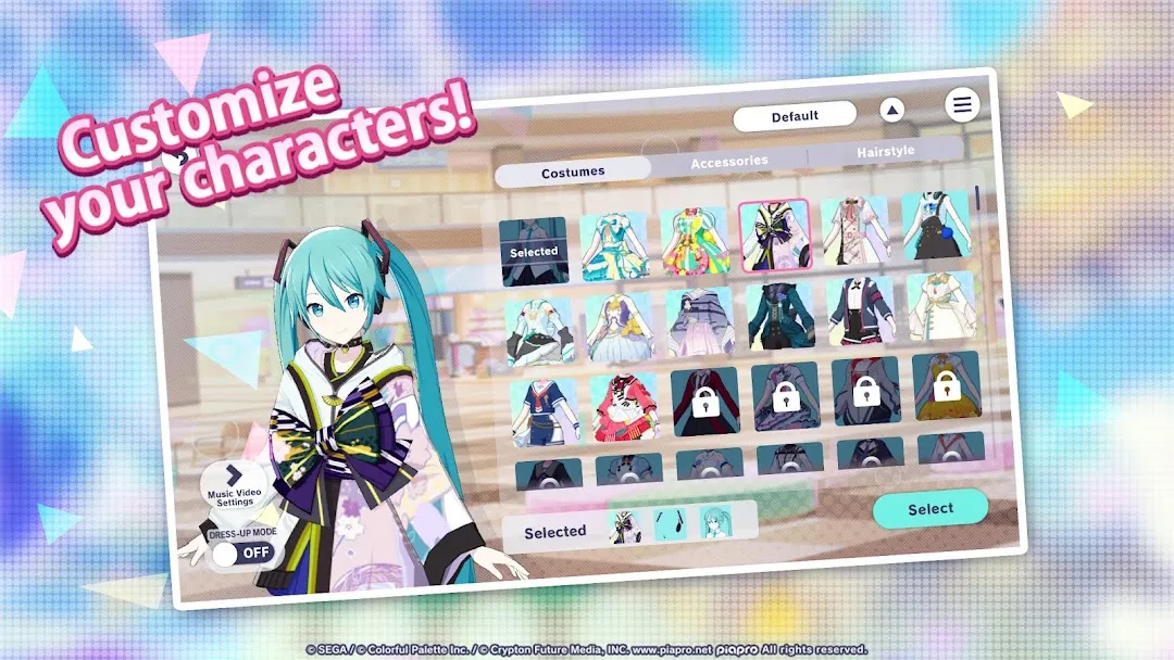 Hatsune Miku Colorful Stage official Play Store screenshot