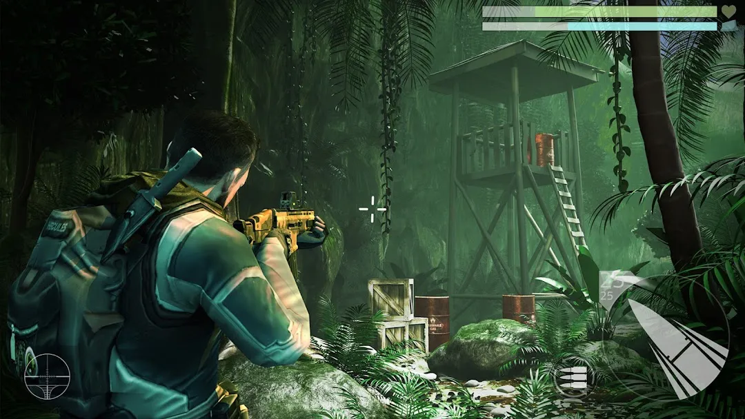 Cover Fire gameplay screenshot, the best free offline shooting game for Android in 2026