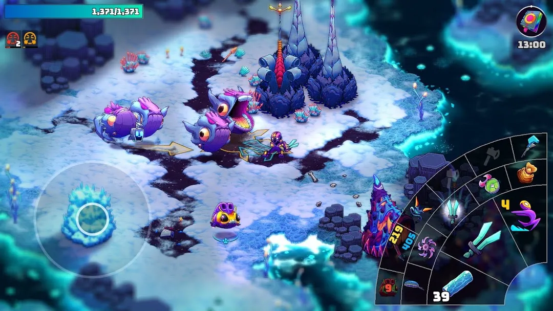 Crashlands 2 on Android, a premium offline open-world crafting RPG with no ads