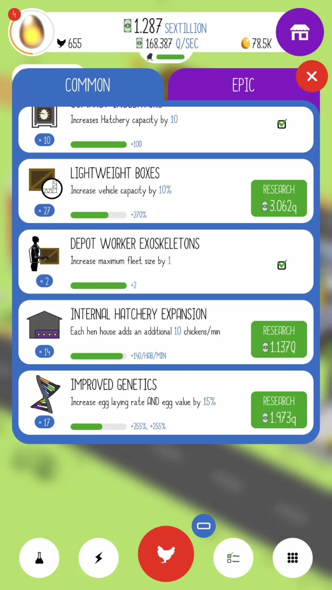Egg, Inc. official Play Store screenshot