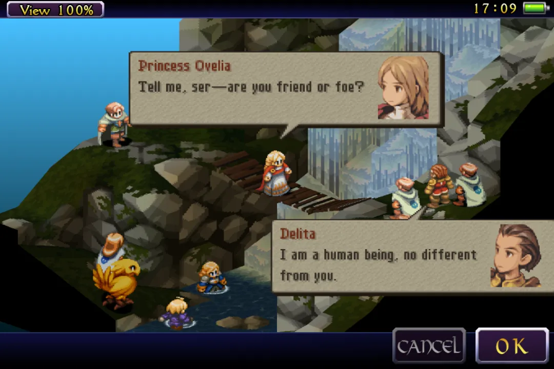 FINAL FANTASY TACTICS: The War of the Lions on Android, an offline tactics RPG with no ads