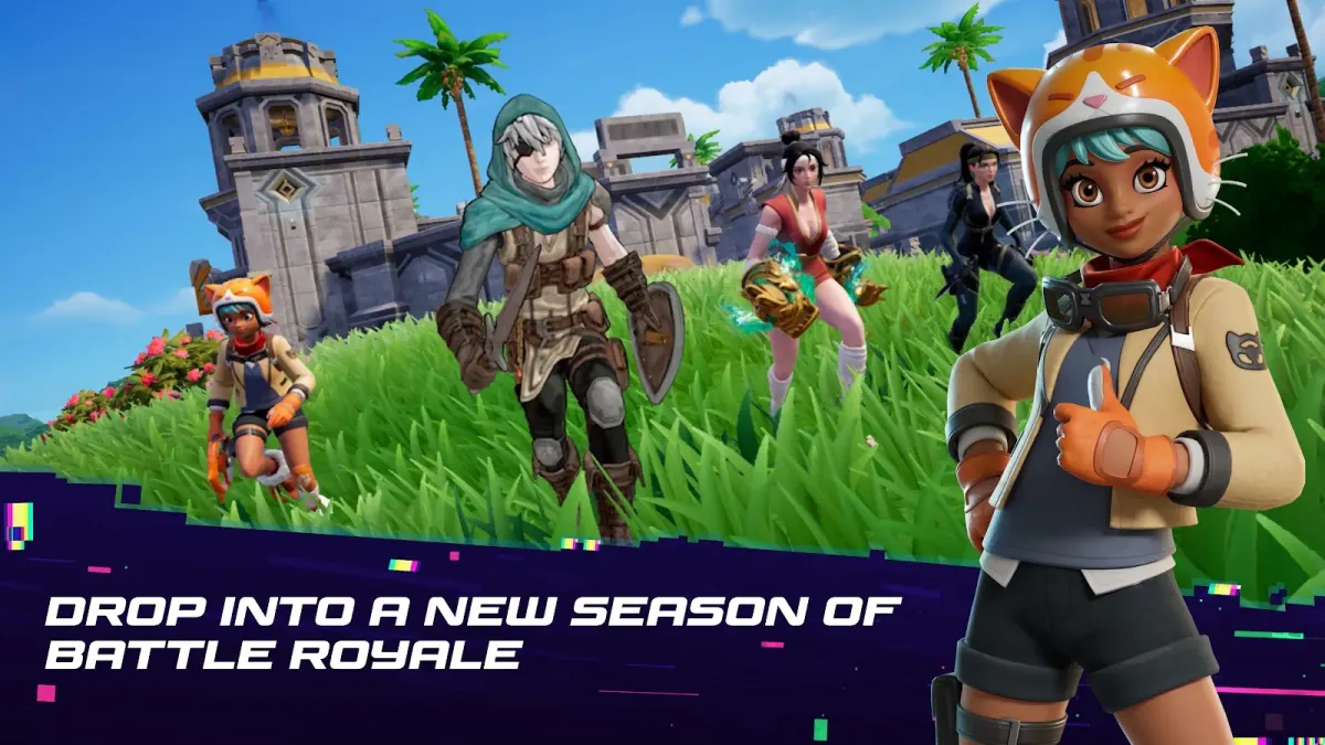 Fortnite on Android after its 2026 return to Google Play, a building fight