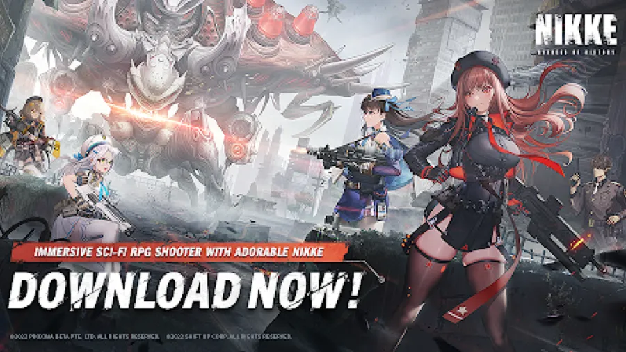 Goddess of Victory NIKKE third-person shooter anime game for Android