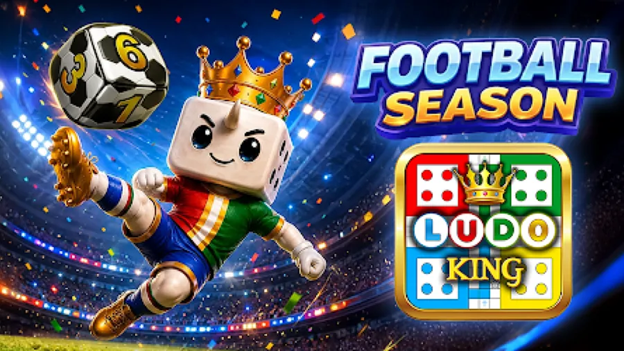 Ludo King six-player board game room, a family multiplayer Android game with room codes
