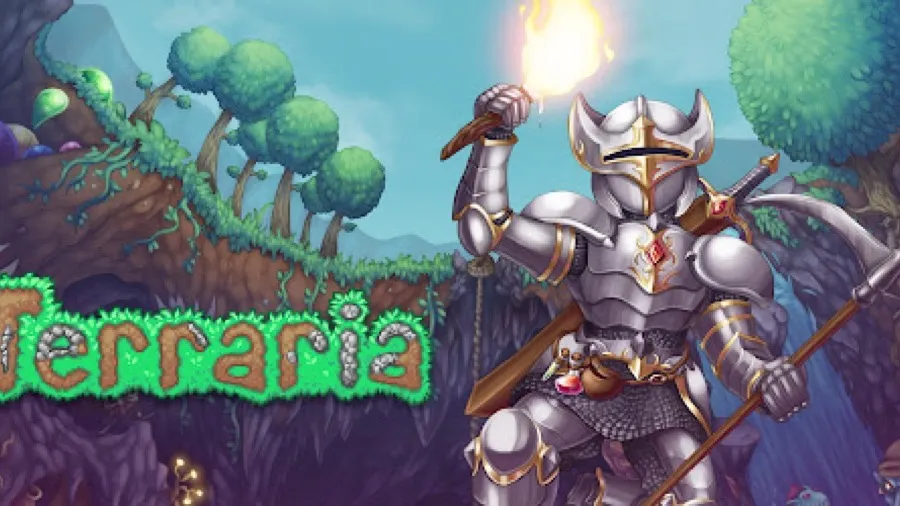 Terraria co-op world, the best paid multiplayer Android game with no in-app purchases