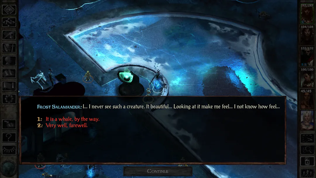 Icewind Dale: Enhanced Edition on Android, an offline CRPG with no ads or in-app purchases