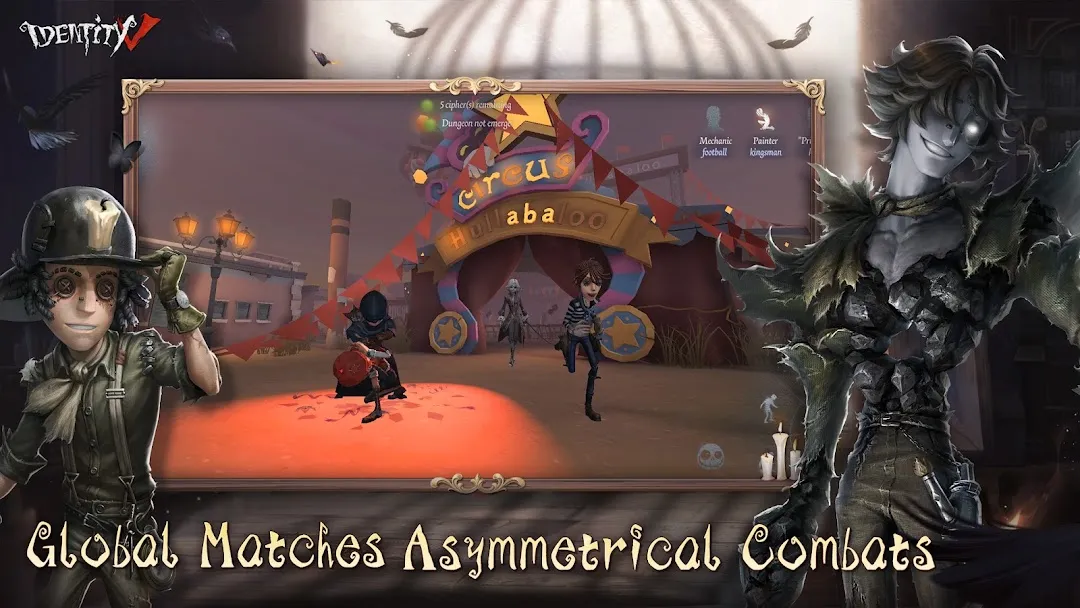 Identity V on Android, an online 4v1 multiplayer horror game and Dead by Daylight alternative