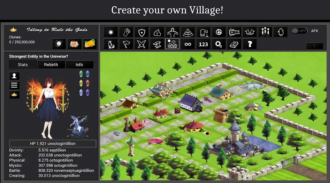 Idling to Rule the Gods official Play Store screenshot