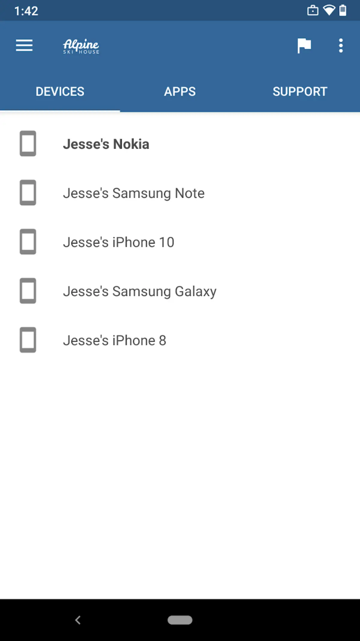 Microsoft Intune Company Portal app on Android from Google Play
