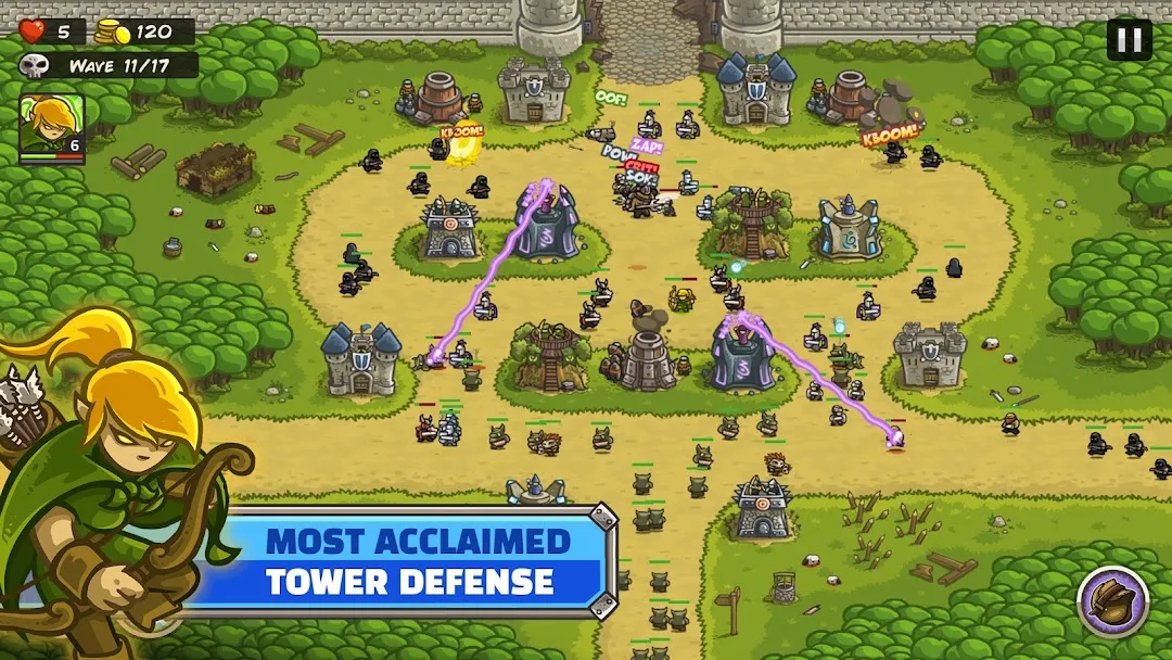 Kingdom Rush official Play Store screenshot