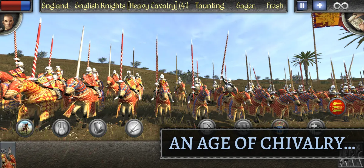 Total War MEDIEVAL II on Android, a campaign map with armies in Europe
