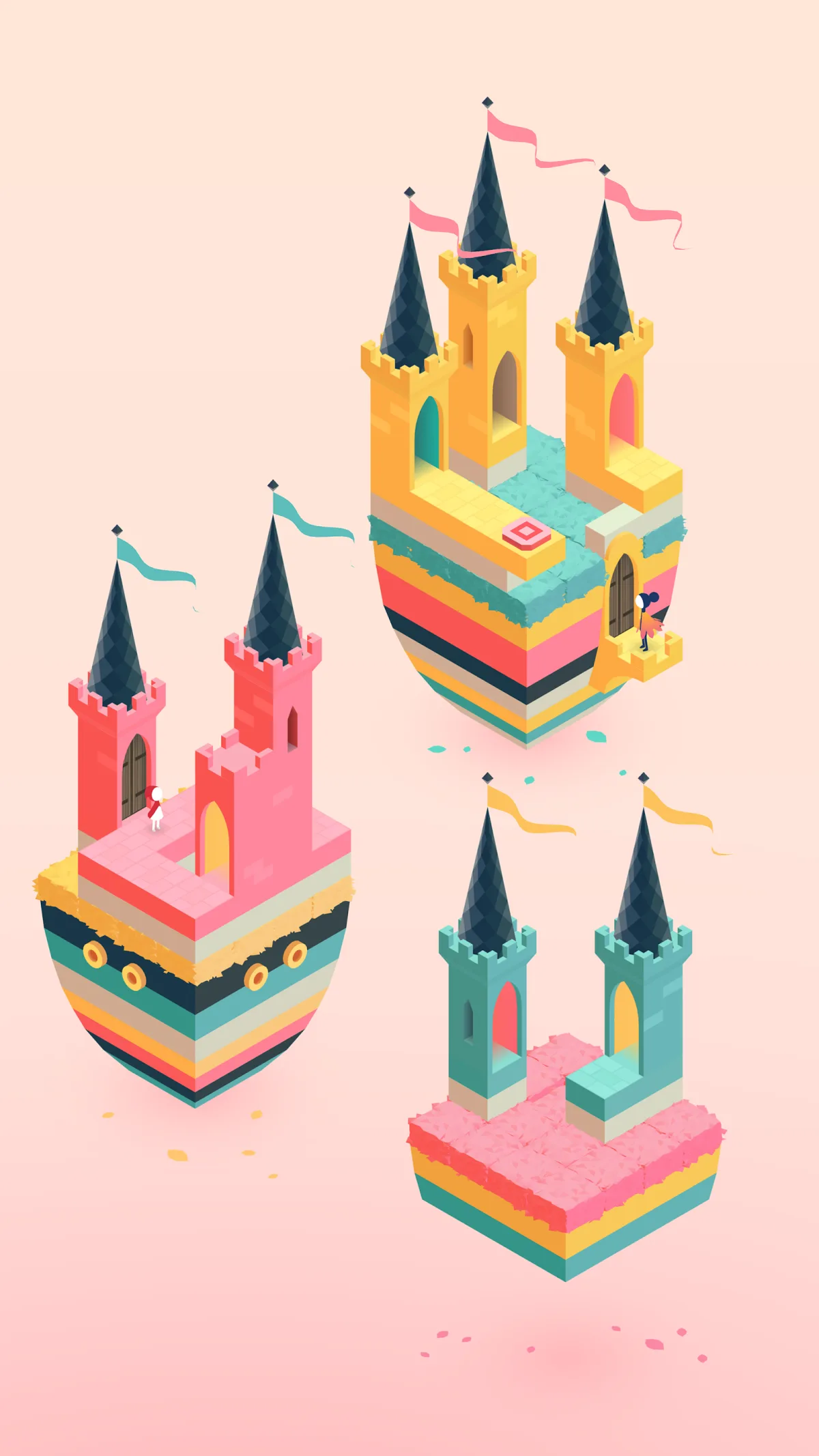 Monument Valley 2 Android puzzle screenshot, an offline puzzle game with no ads