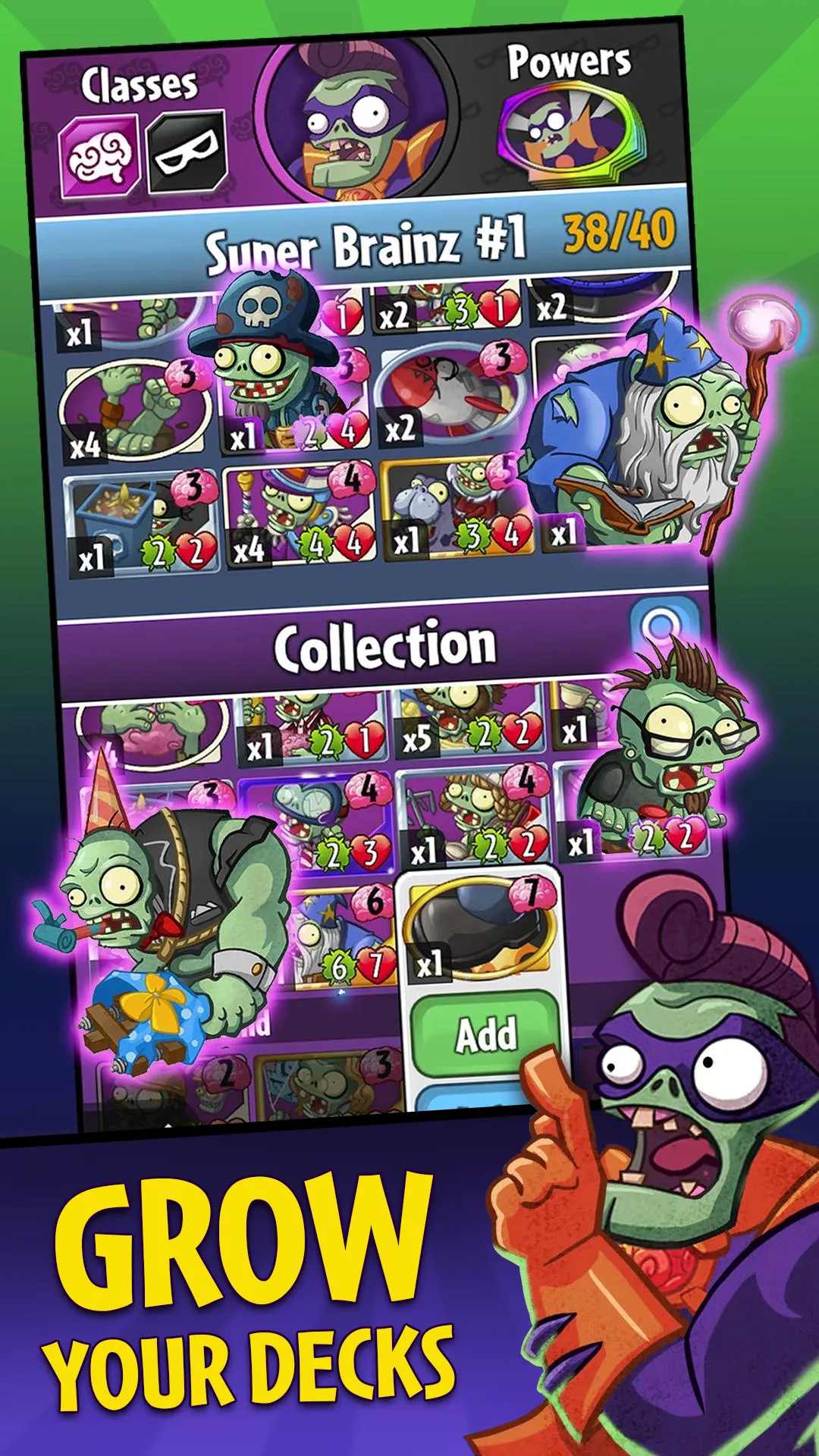 Plants vs Zombies Heroes official Play Store screenshot
