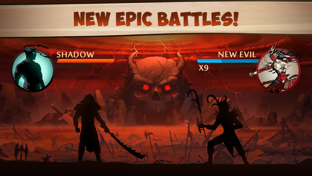 Shadow Fight 2 on Android, the silhouette story fighter