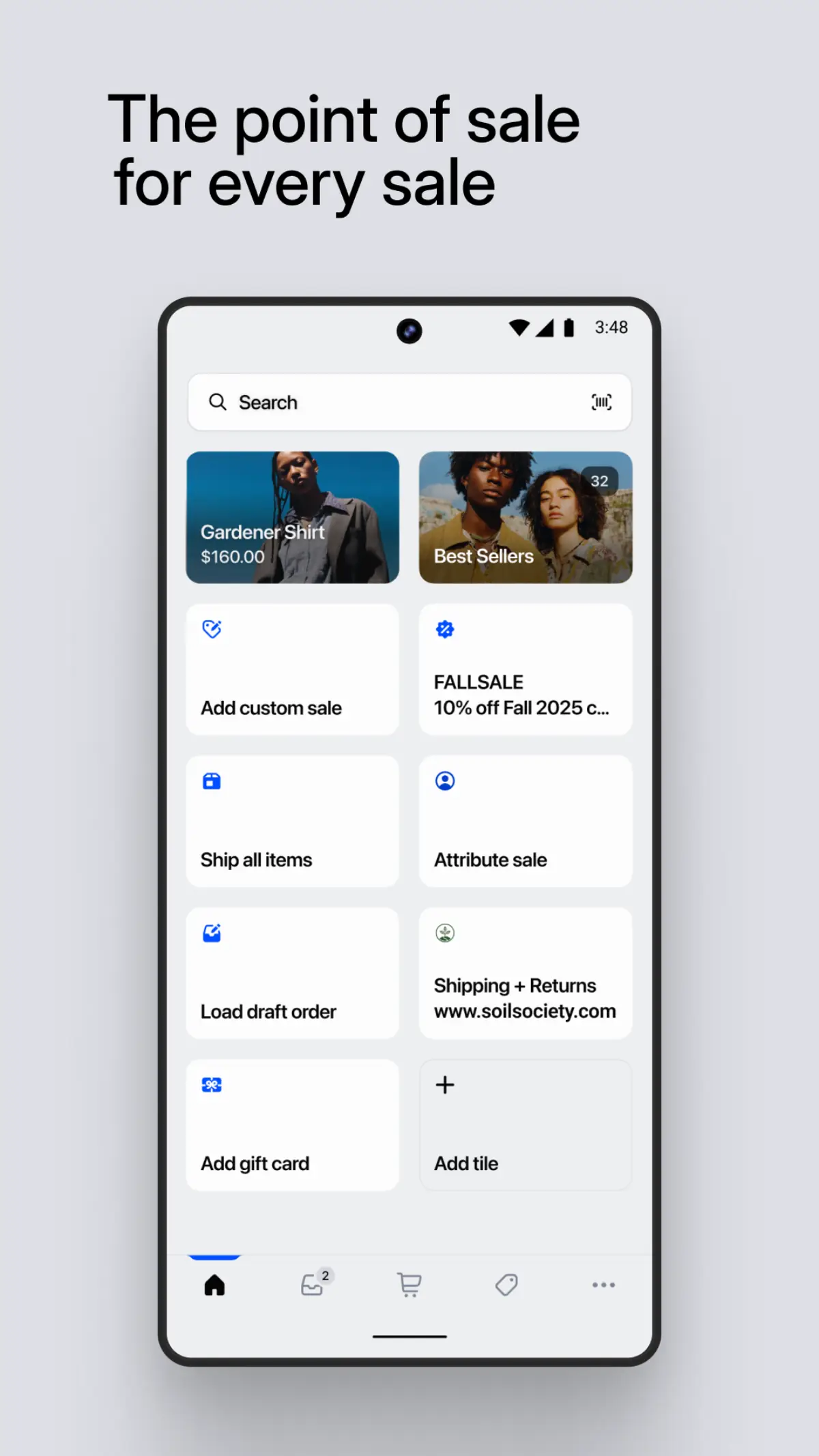 Shopify POS cart on Android from Google Play
