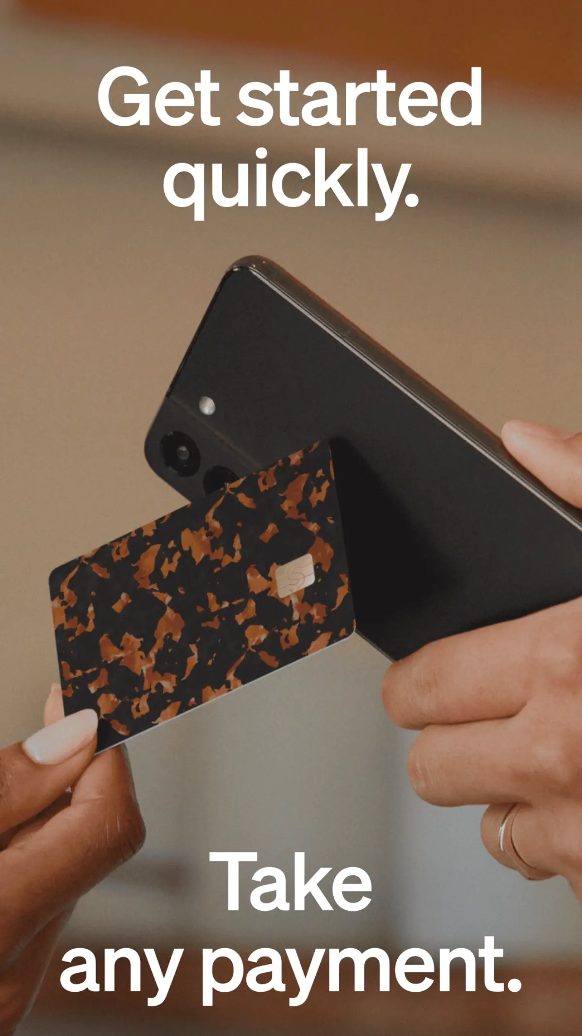 Square Point of Sale checkout screen on Android from Google Play