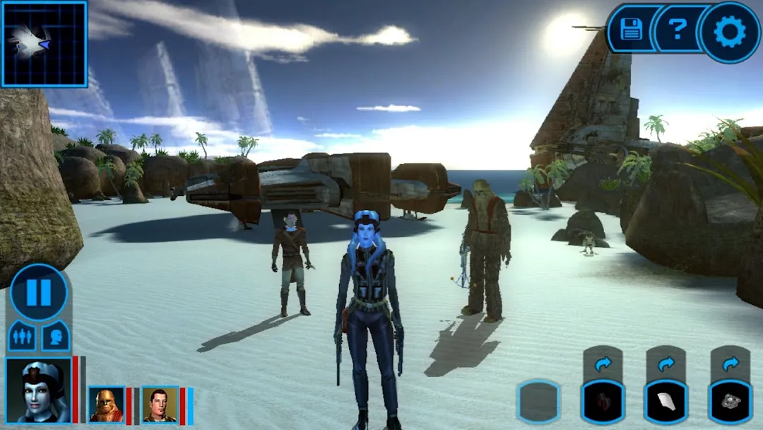 Star Wars: Knights of the Old Republic on Android, an offline CRPG for Android with no ads