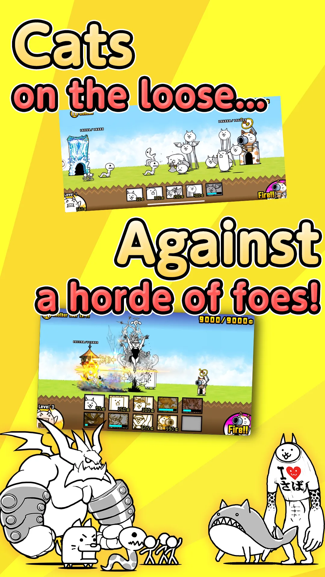 The Battle Cats official Play Store screenshot