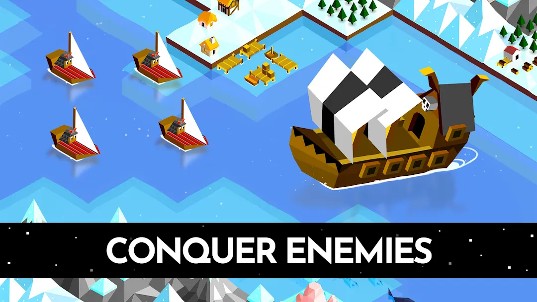 The Battle of Polytopia Pass and Play strategy match on one device, a two-player offline Android game
