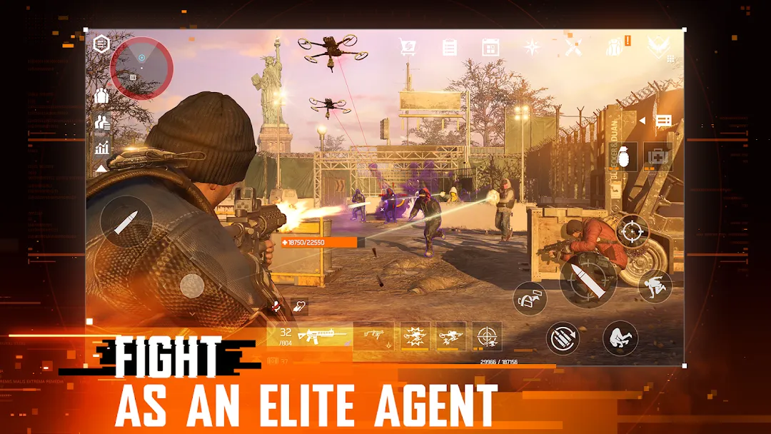 The Division Resurgence on Android, the best free open-world game for Android in 2026