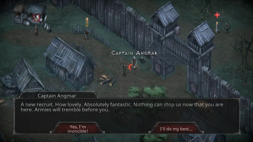 Vampire's Fall: Origins on Android, a free offline RPG for Android with a full turn-based campaign