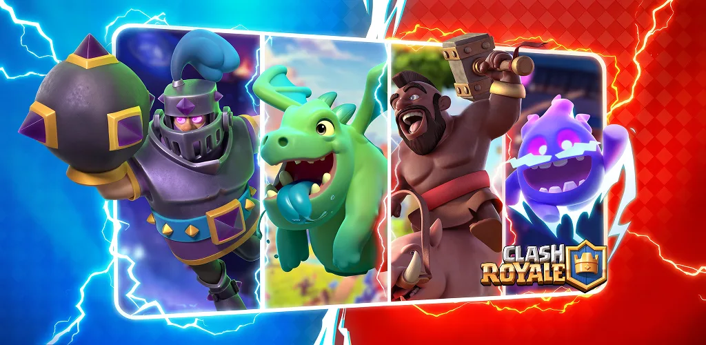 Clash Royale, a free card-battle game for Android
