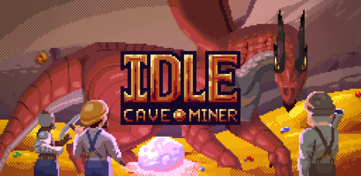 Idle Cave Miner screenshot, idle mining with a destructible cave