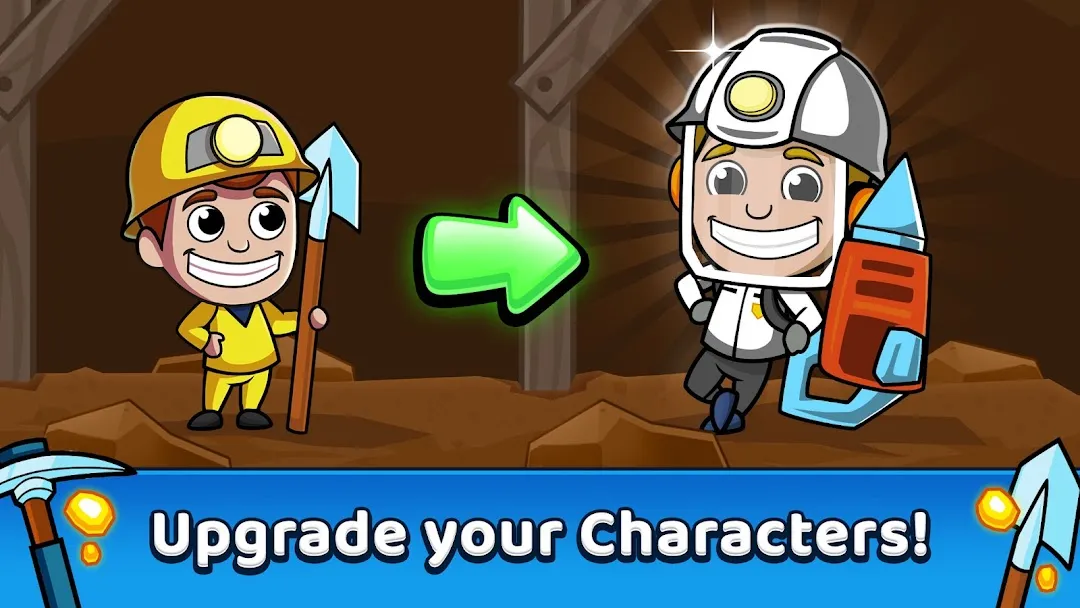 Idle Miner Tycoon screenshot, the biggest idle mining tycoon on Google Play